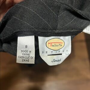 Talbots Black Stretch Pantsuit